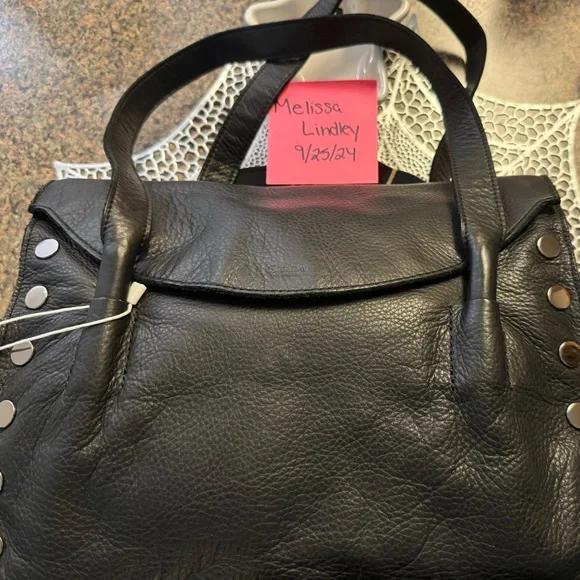 NWT Hammitt Shawn in Black with Gunmetal Hardware - Picture 2 of 3